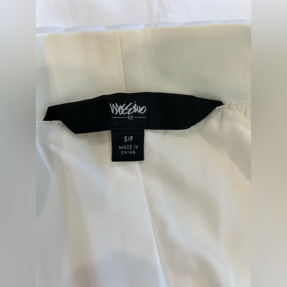 MOSSIMO - Long Fully Lined Vest Off White Size S - Picture 7 of 10